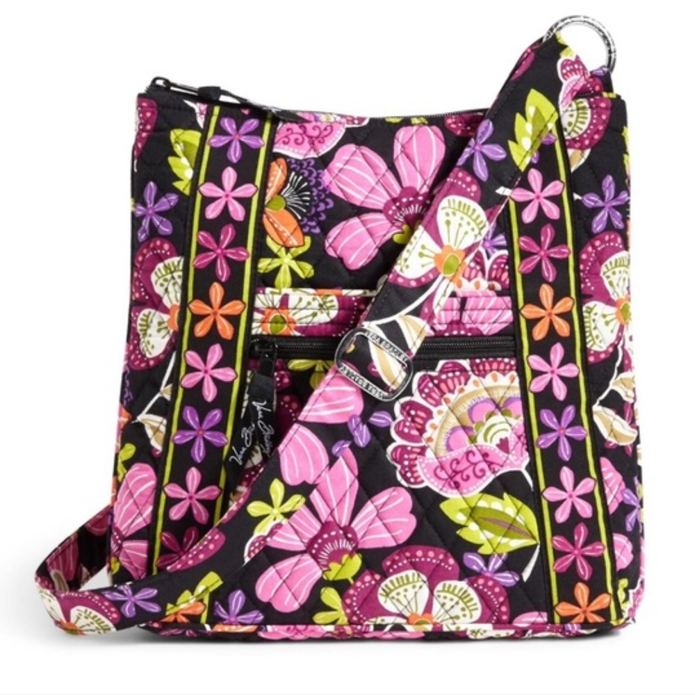 Vera Bradley Hipster Crossbody Bag Pirouette Pink - Picture 3 of 4